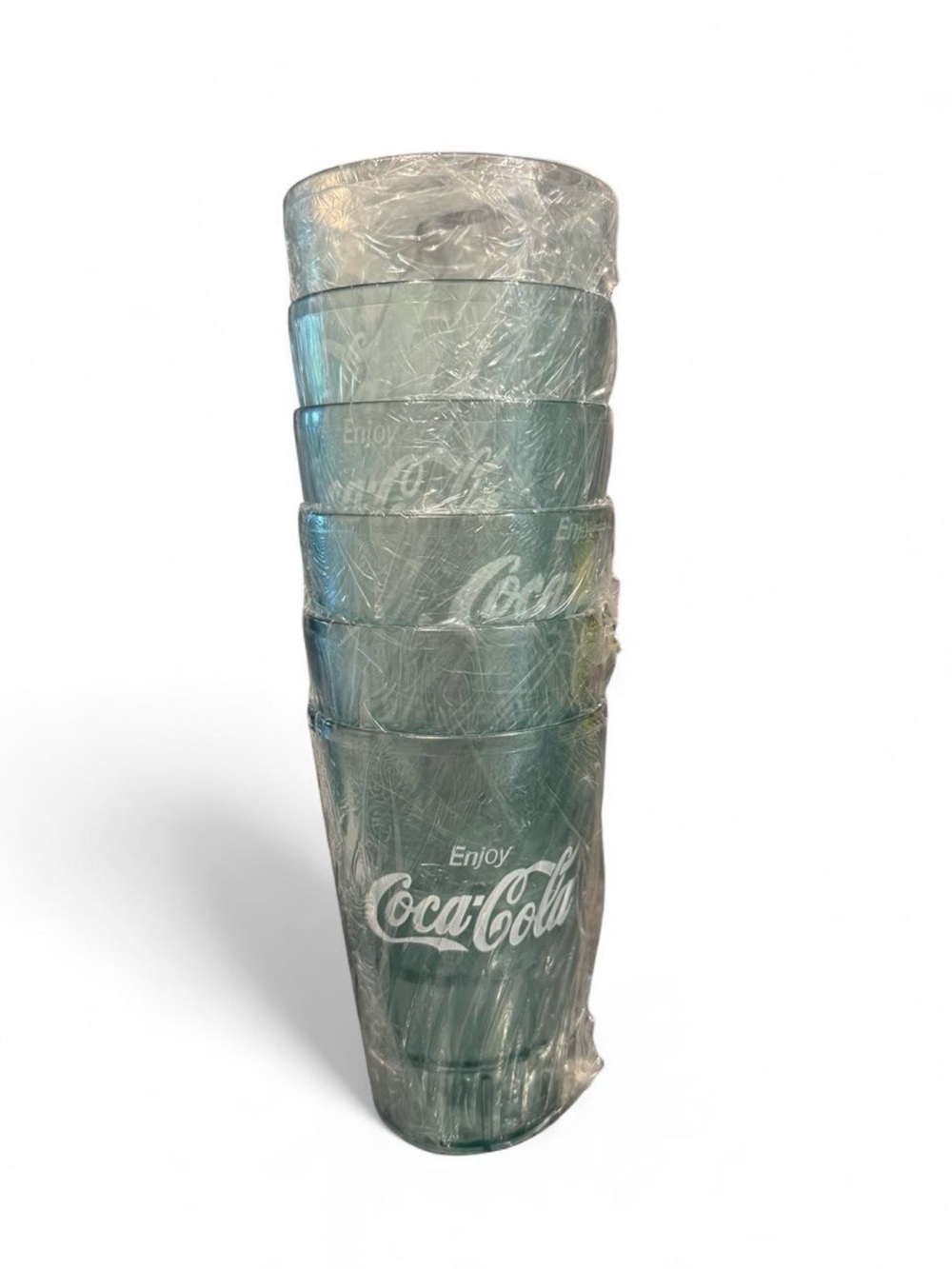 Vintage Coca-Cola Logo Drinking Cups- 6 pack